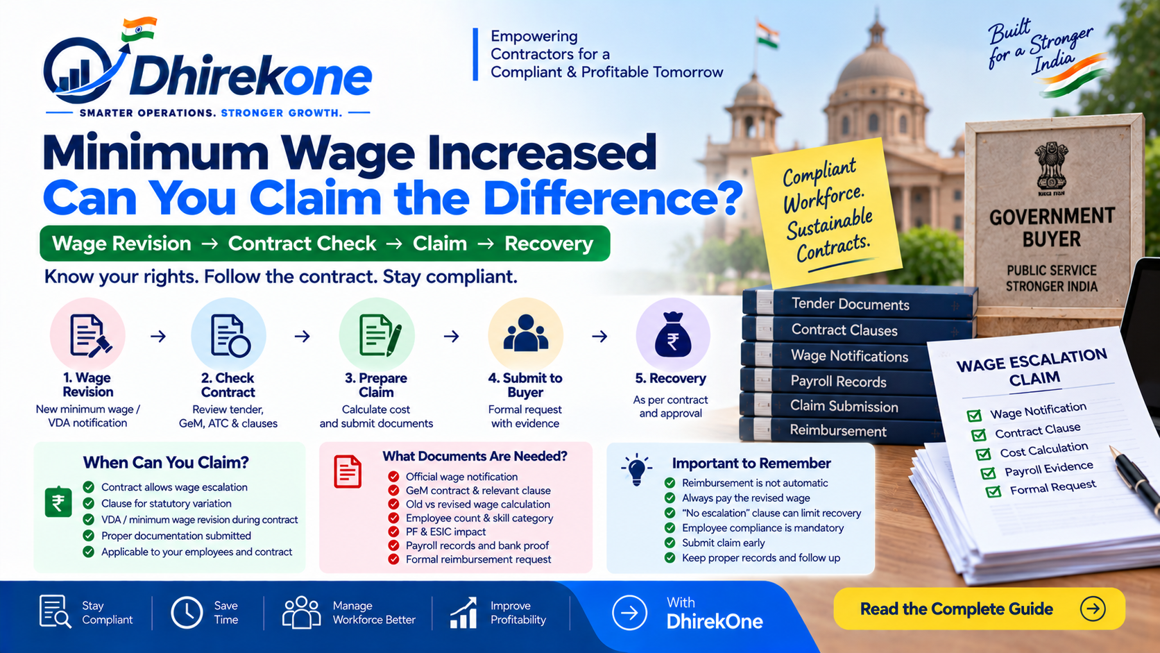 Can I Claim Wage Escalation from a Government Buyer?